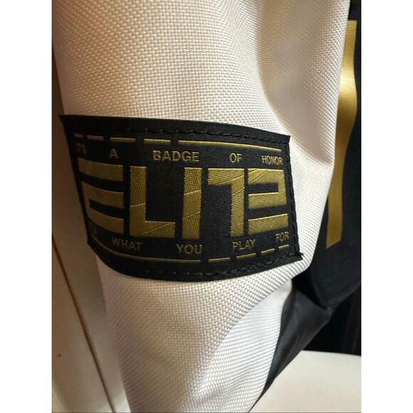 Nike Men's Colorblock Hoops Elite Backpack White & Black OS NWT - Picture 14 of 15